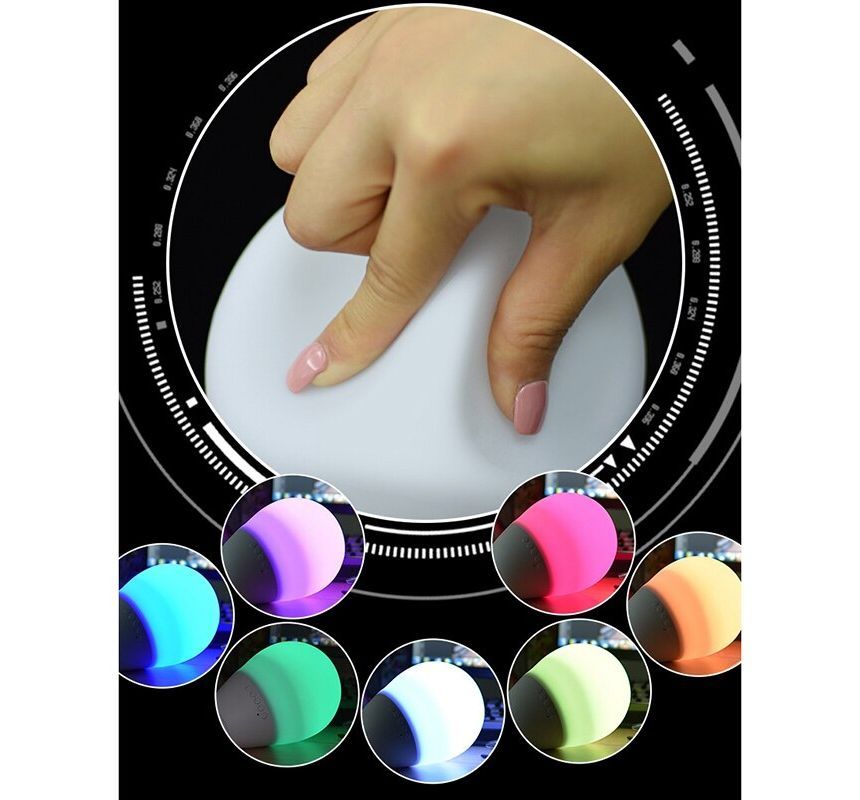 HOMTEC - USB oplaadbare LED Bluetooth-luidspreker