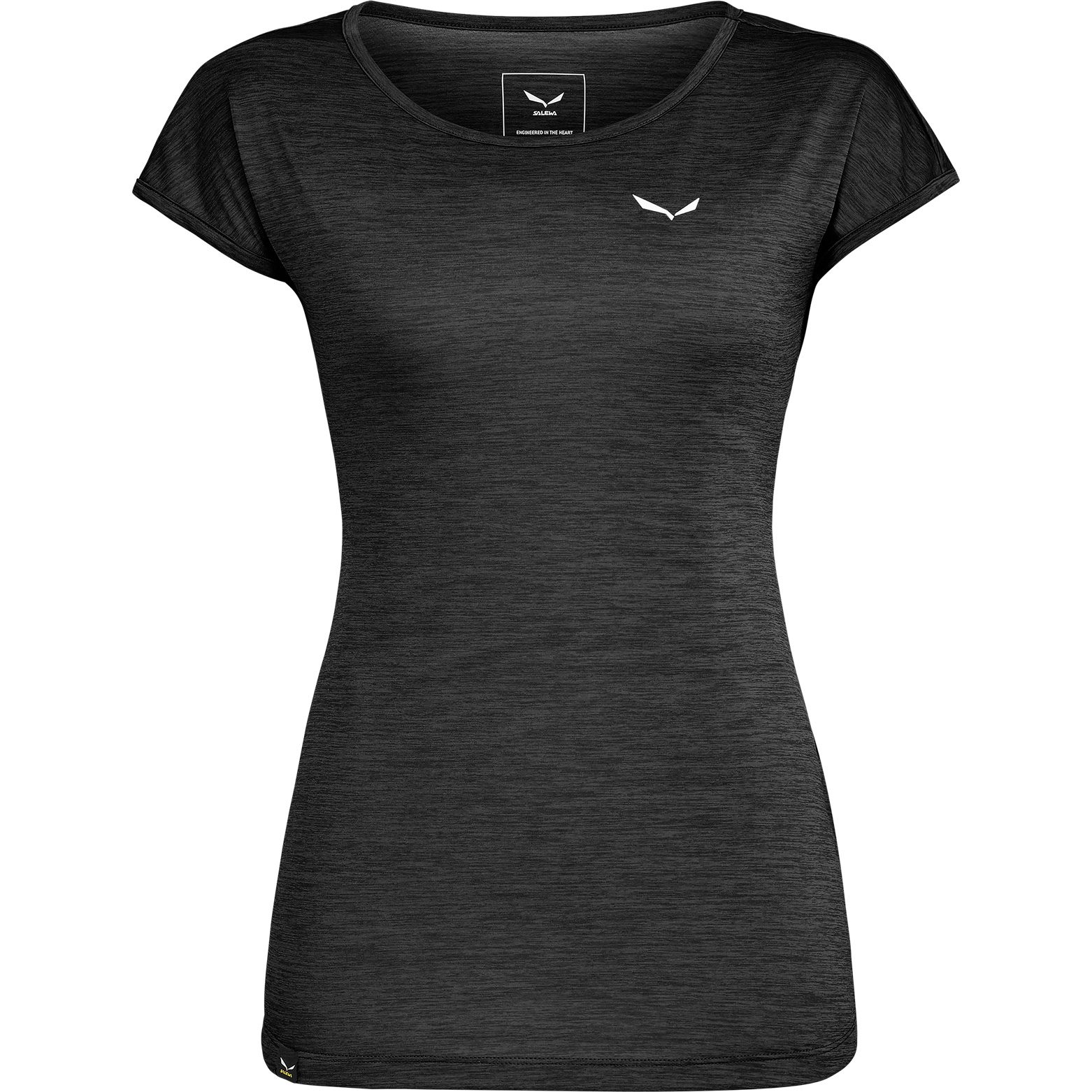 SALEWA Puez Melange Dry T-Shirt Damen black out melange