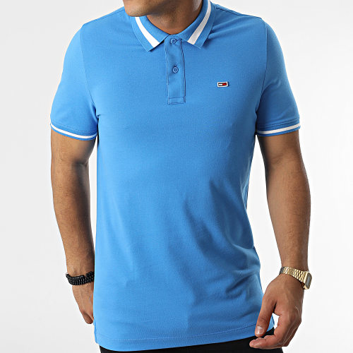 Polo Manches Courtes Tipped 2220 Bleu Clair