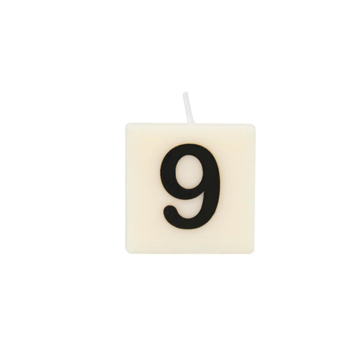 Bougie chiffre 9 The Gift Label
