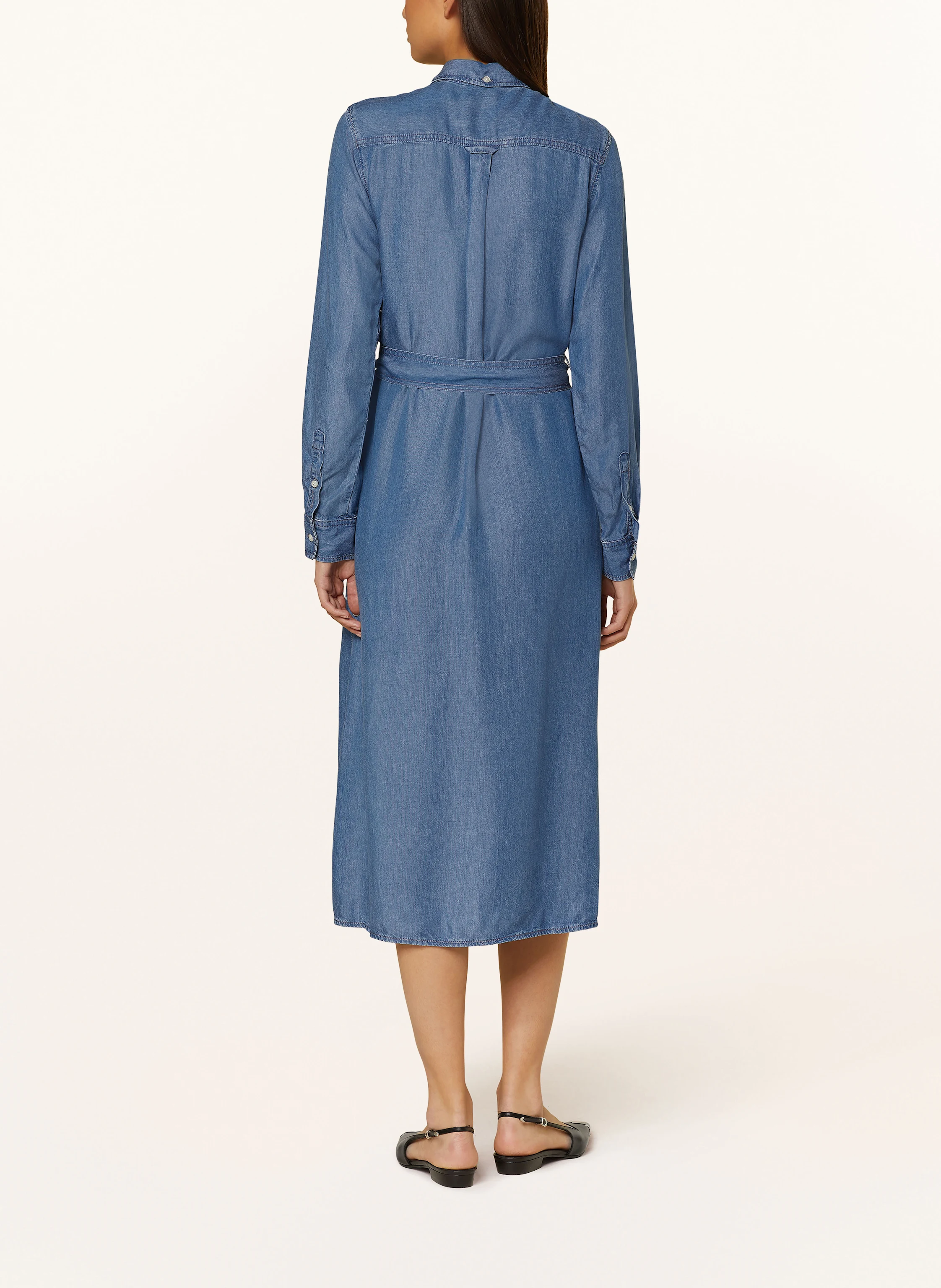 GANT Hemdblusenkleid in Jeansoptik