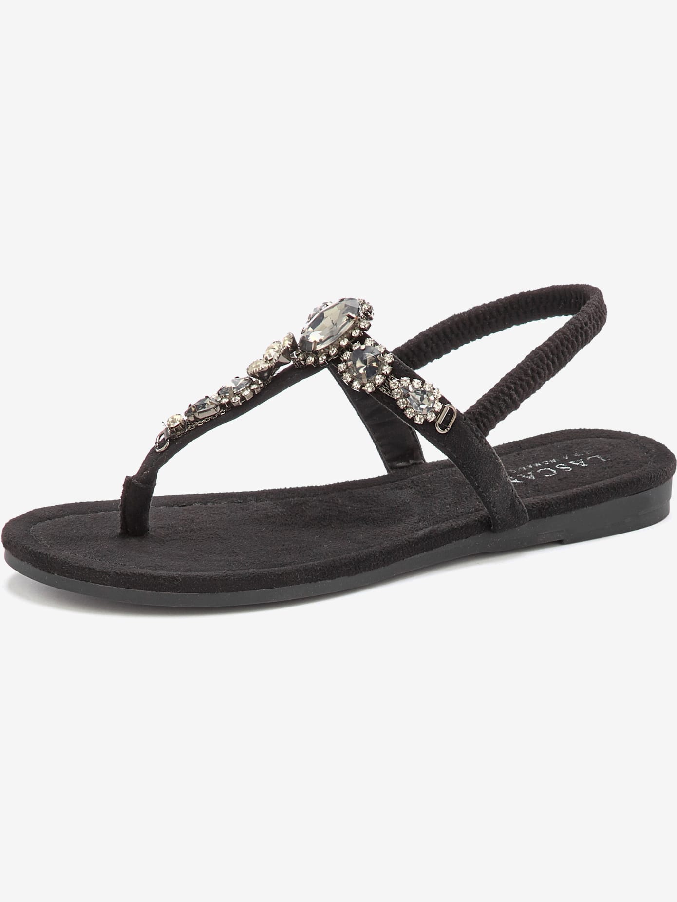 Tongs pierres fantaisie tendance