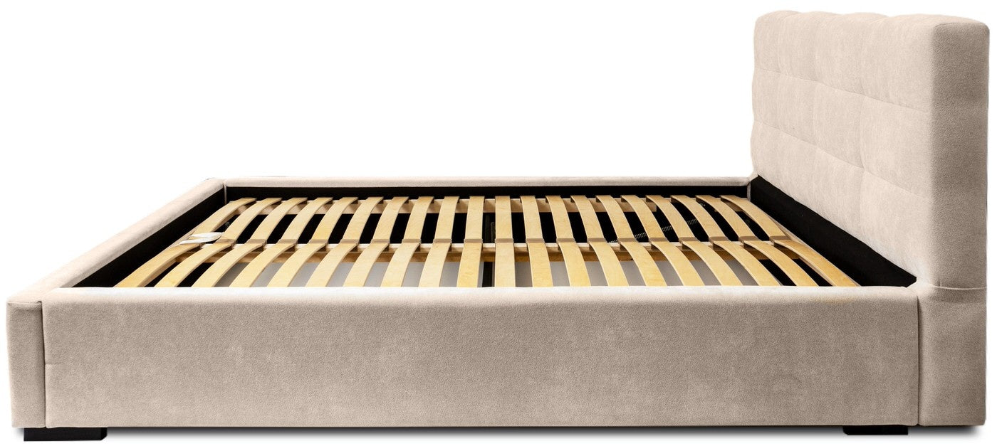 Trae Mobler Faro 160 x 200 cm Gestoffeerd Bed Beige