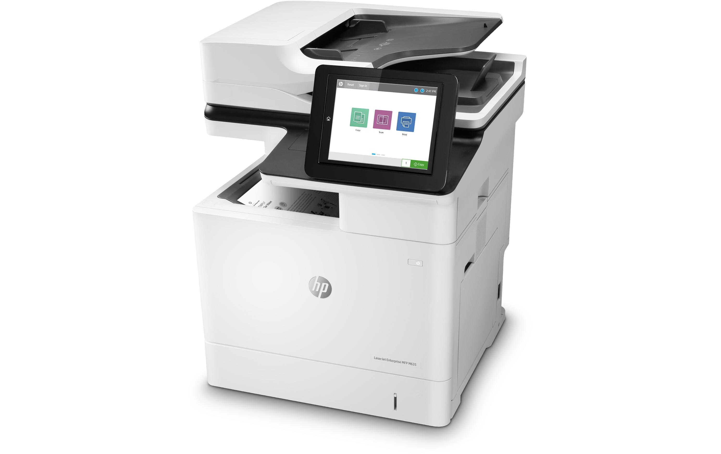 Multifunktionsdrucker LaserJet Enterprise MFP M635h<br>3-in-1-Monolaser-Multifunktionsdrucker für grosse Arbeitsgruppen