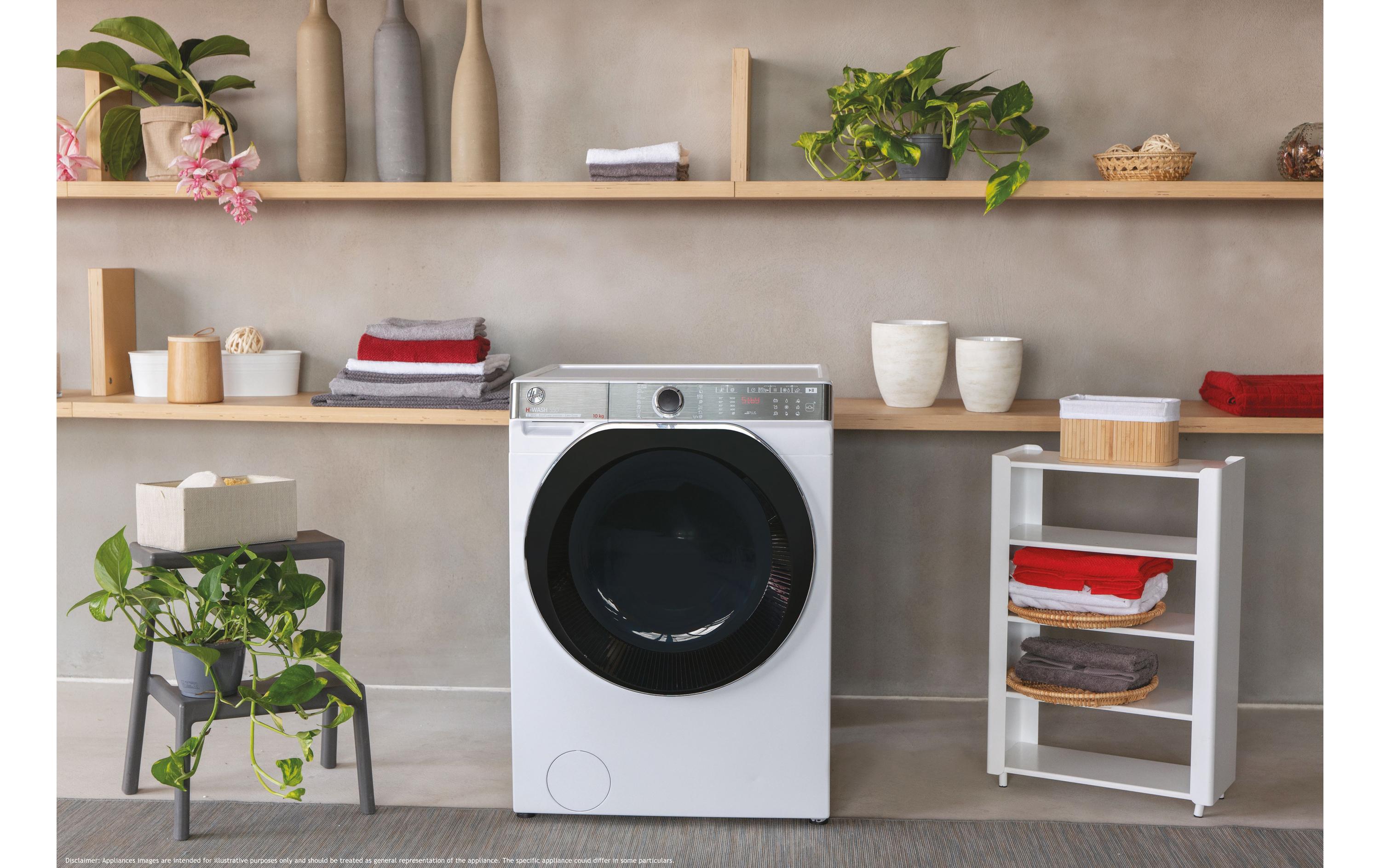 Waschmaschine H5WPB69AMBC/1-S Links<br>Frontloader H-WASH 550 mit 9 kg Ladekapazität
