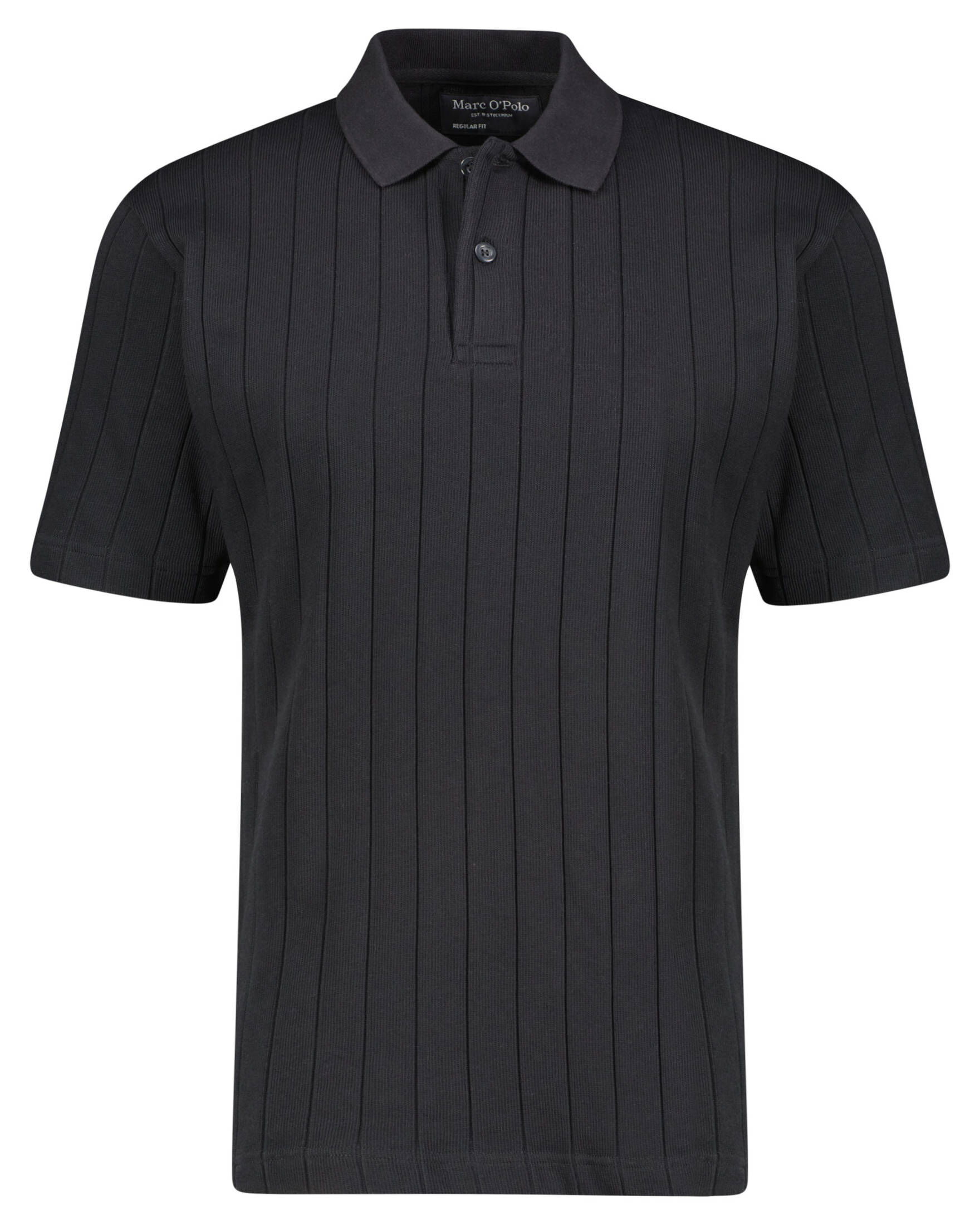 Marc O'Polo| Herren Poloshirt mit breiter Rippstruktur Regular Fit