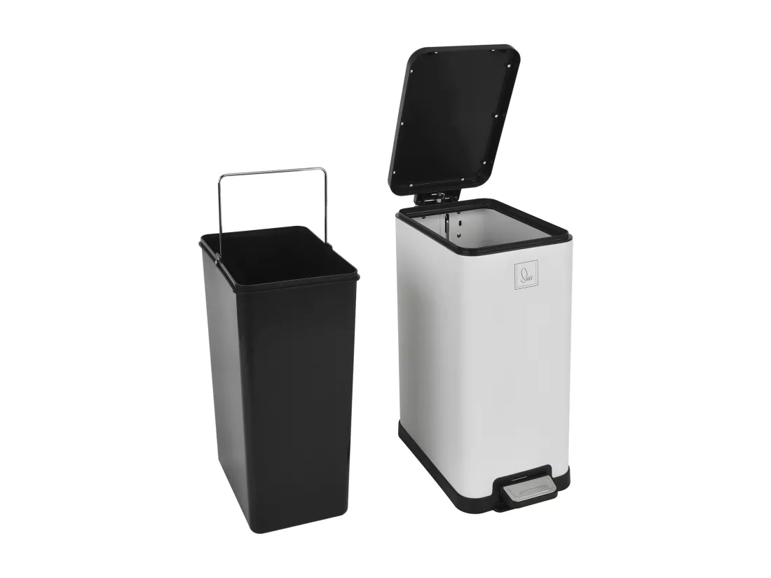 Poubelle à pédale 15l incl. seau intérieur