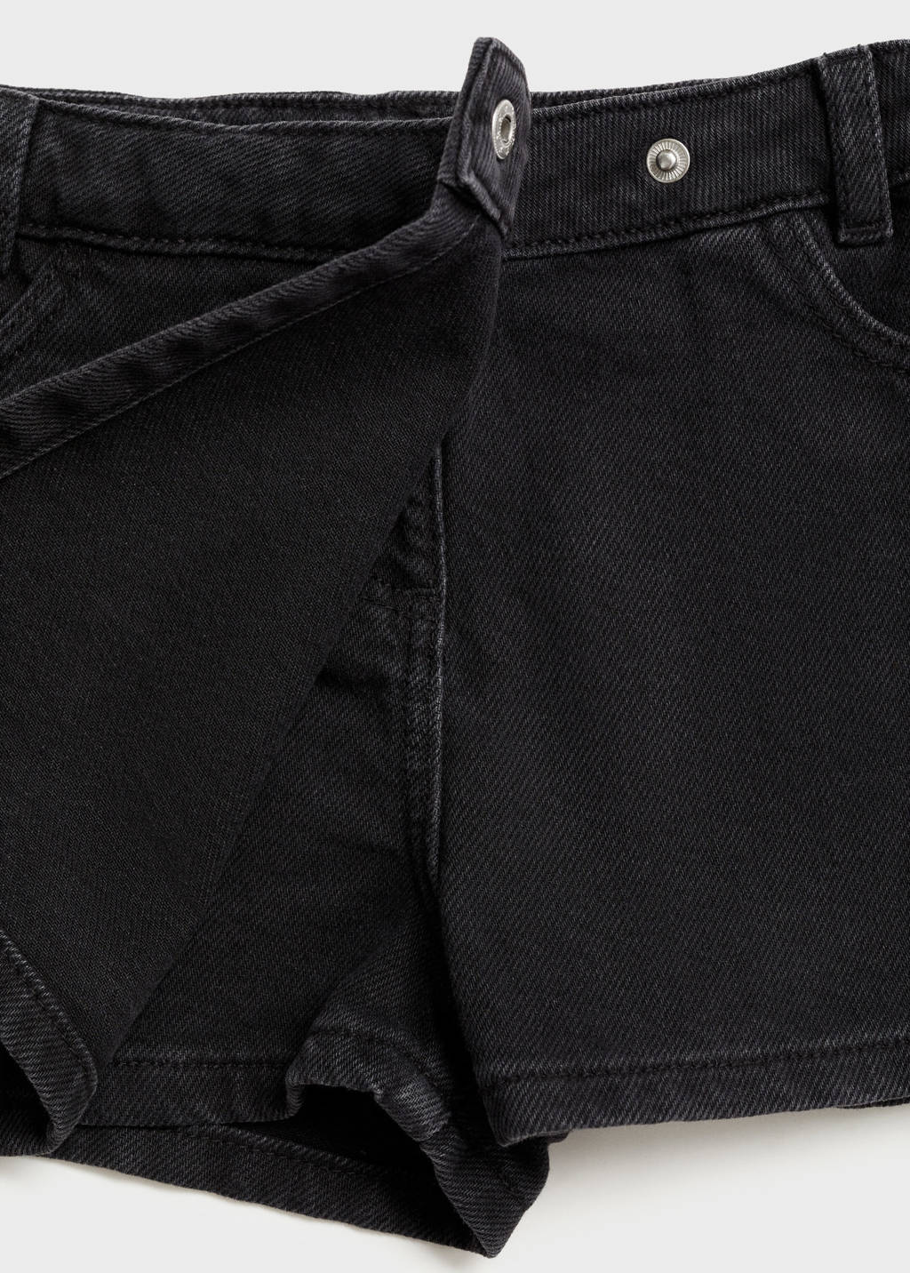 Mango Kids skort black denim
