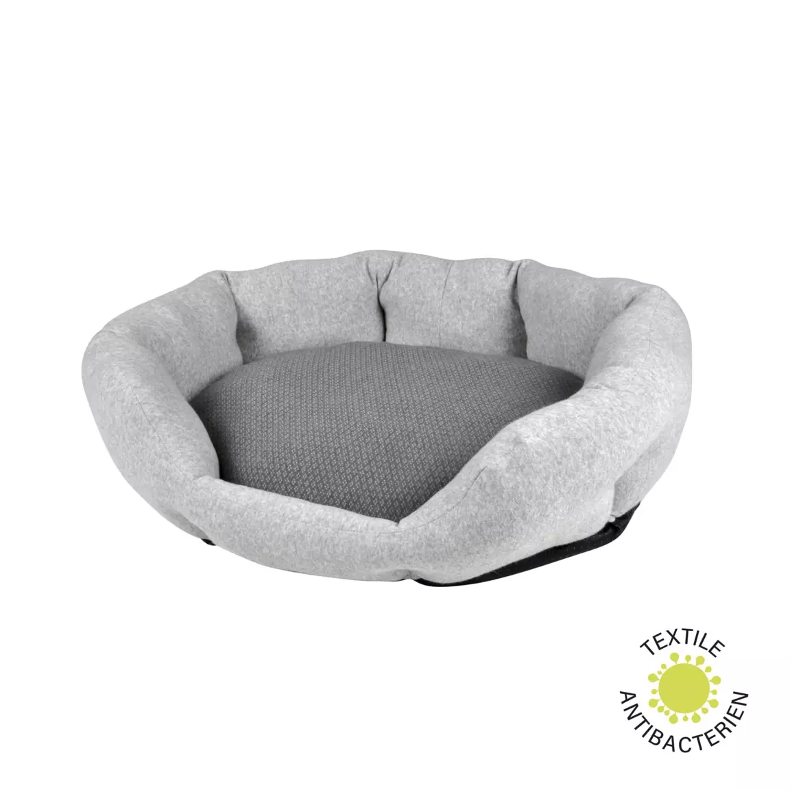 Panier ovale pour chat et chien Graphène L60 cm Gris