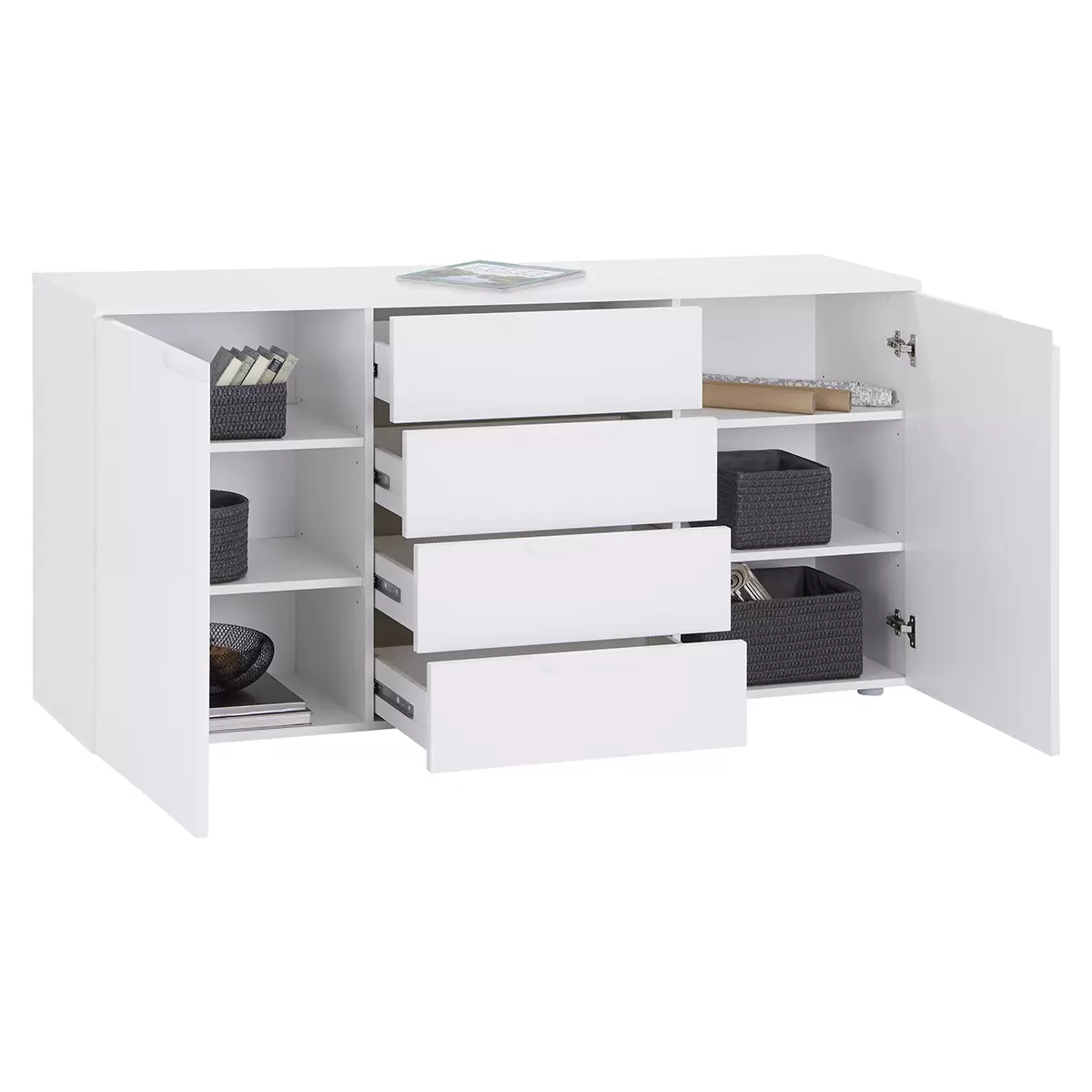 Kommode Hilton weiss