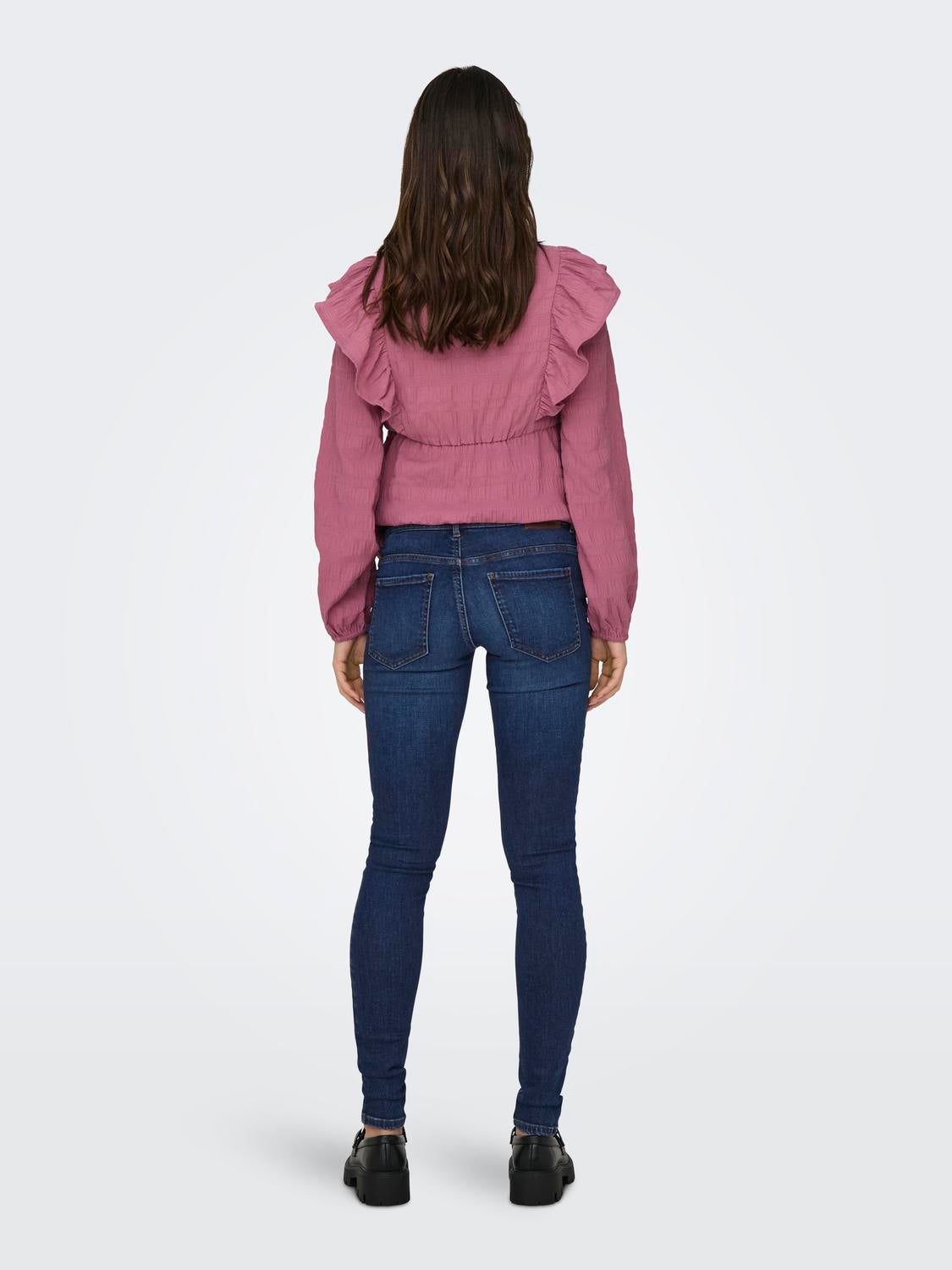 OLMBELLY Skinny Fit Jeans Medium Blue Denim