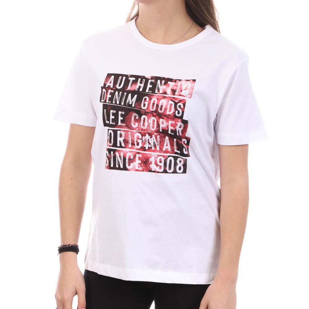 Lee Cooper T-shirt Blanc Femme Lee Cooper Orali