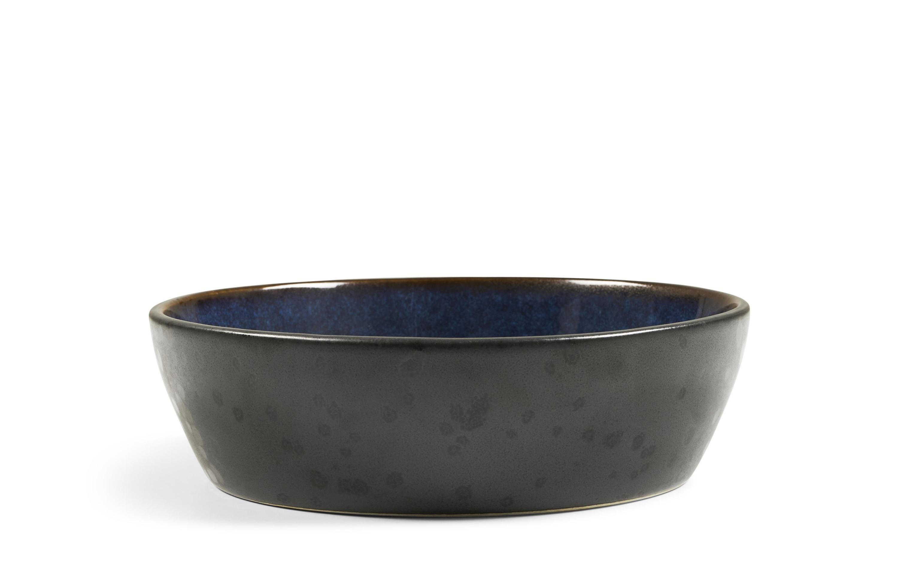 Suppenschale 18 cm, 6 Stück, Schwarz/DunkelblauSchalen aus Steinzeug
