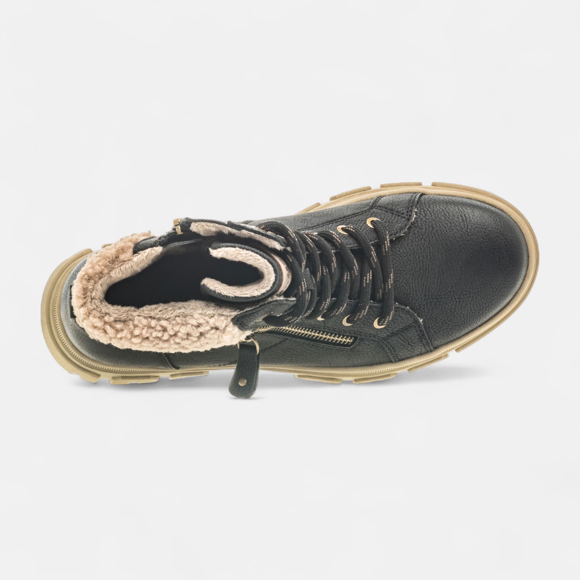 Baskets hautes Femme noir