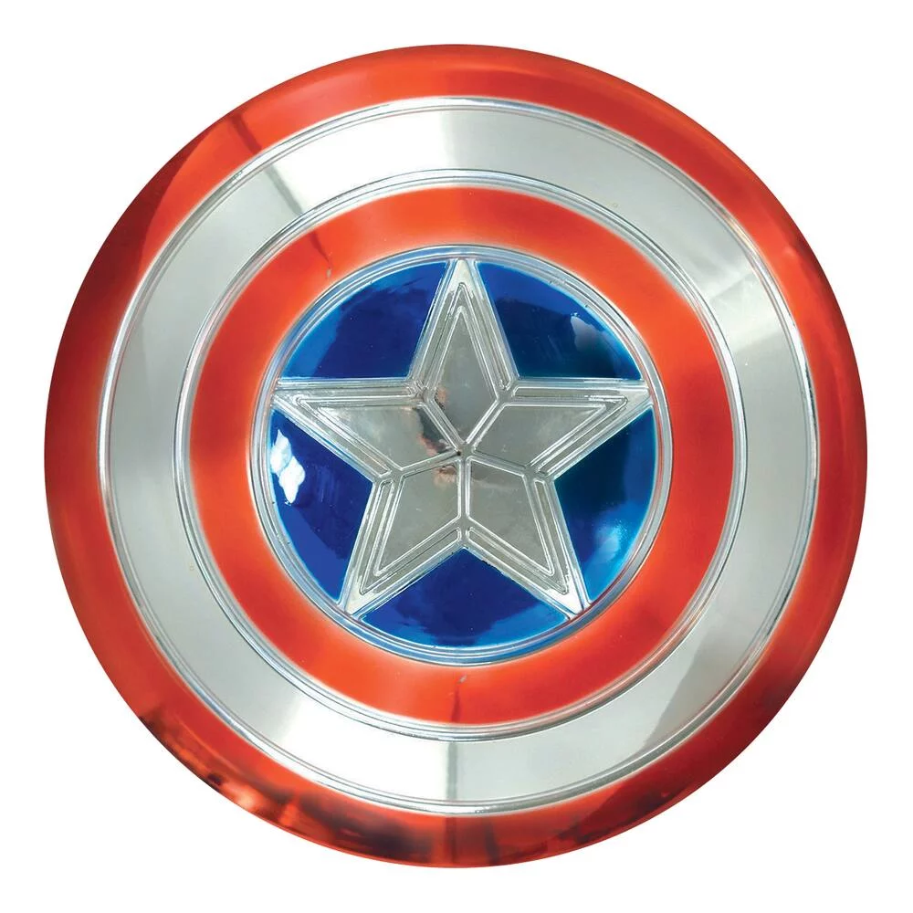 MARVEL - AVENGERS - DEGUISEMENT - BOUCLIER CAPTAIN AMERICA EN PLASTIQUE METALLISE 30 CM
