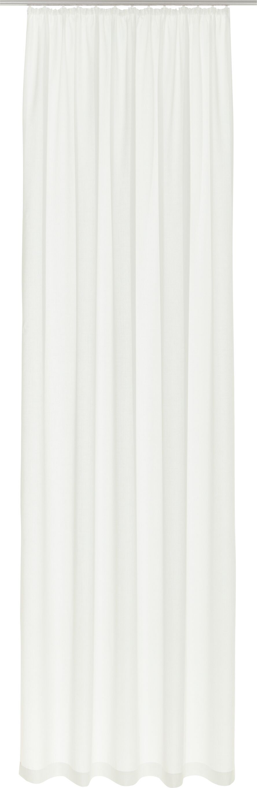 YANA Fertigvorhang Tag - Weiss / B: 150.0 cm x H: 260.0 cm