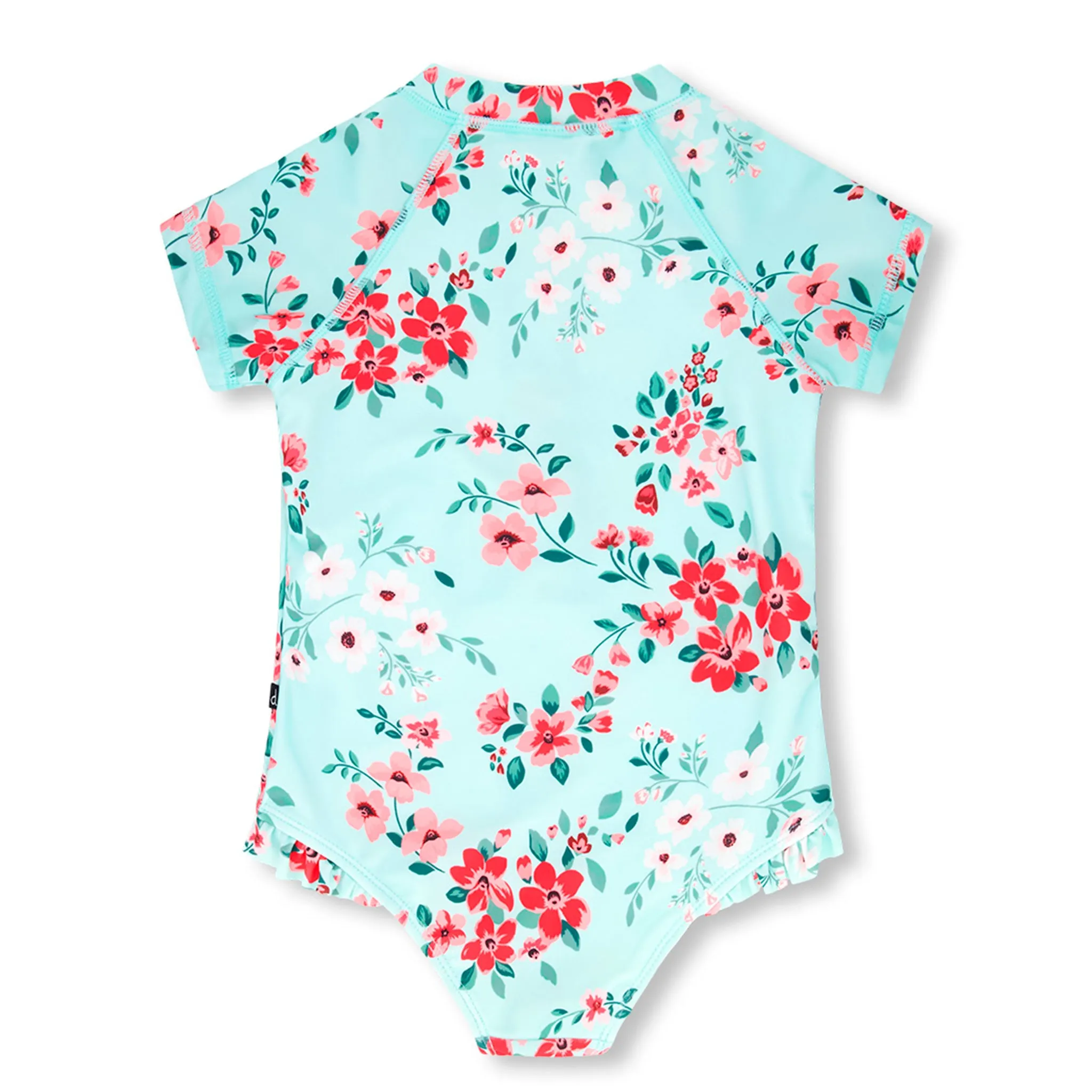 Deux par Deux Maillot UV Une Pièce Fleurs 2-6ans