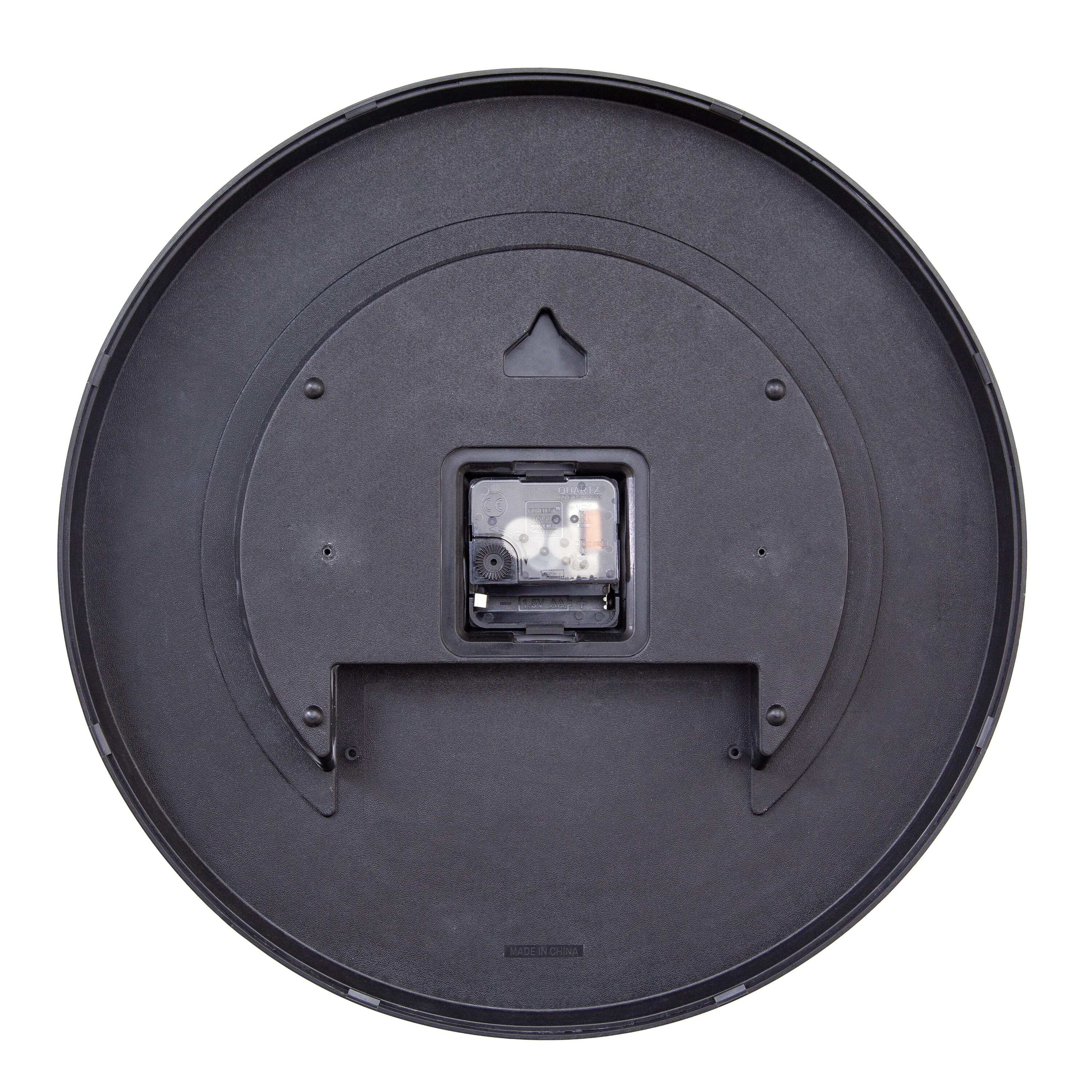 NeXtime - Wandklok 35cm - Stil - Zwart|Multikleur - ABS - nXt 'Game'