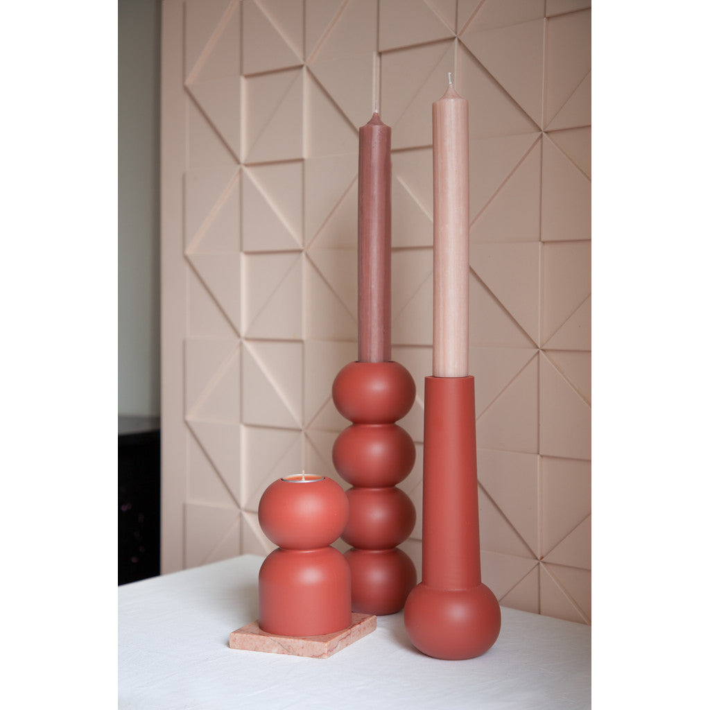 LEMON LILY Candleholder 3-in-1 low - Terra