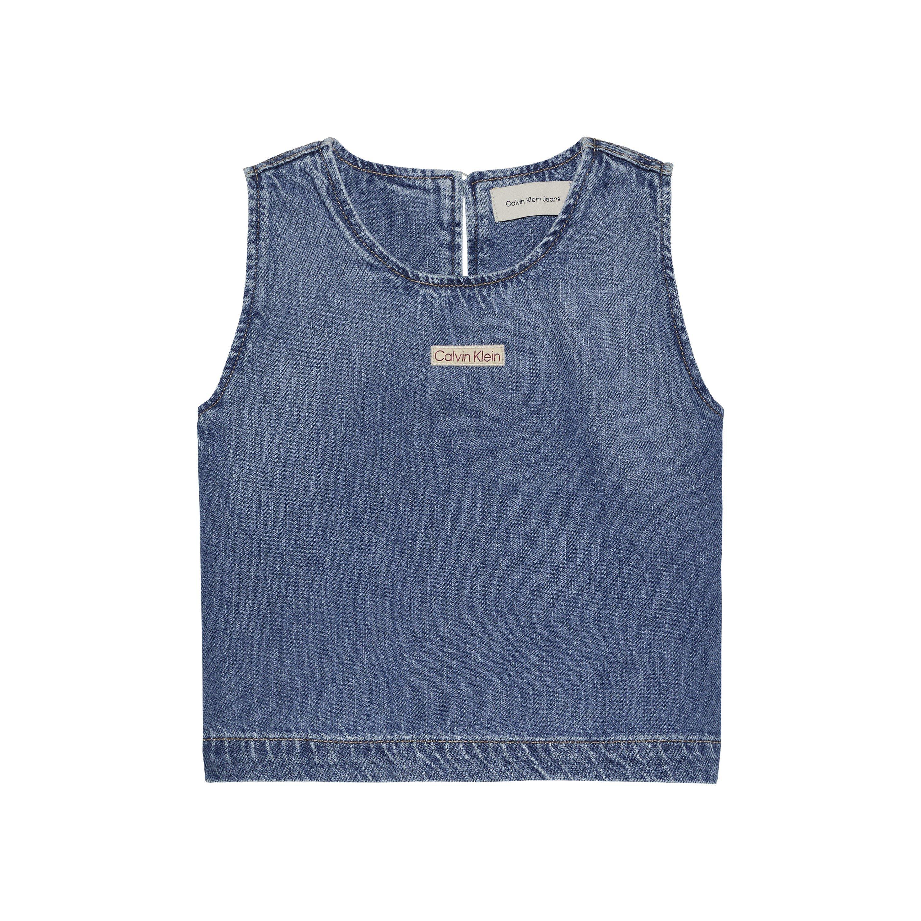Calvin Klein Jeans DENIM TOP SOFT BLUE