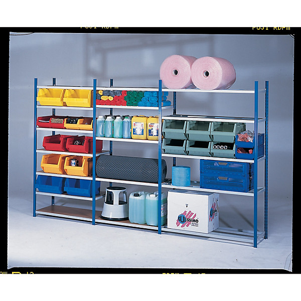 Lot de 2 tablettes pour rayonnage Prospace Largeur 124 cm Profondeur 50 cm