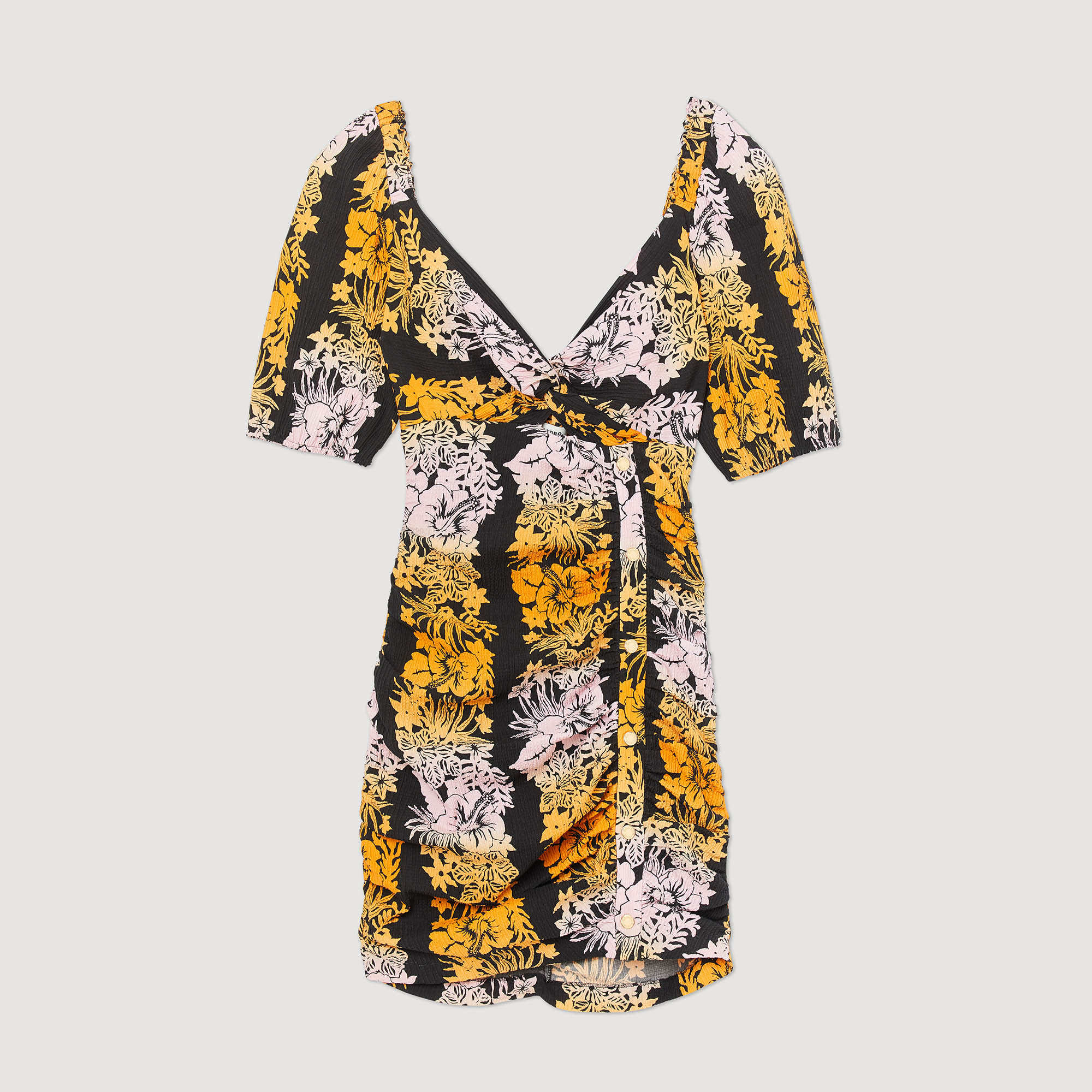 Robe courte imprime Hawaœ