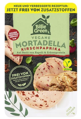 Billie Green Mortadella Kirschpaprika VEGAN