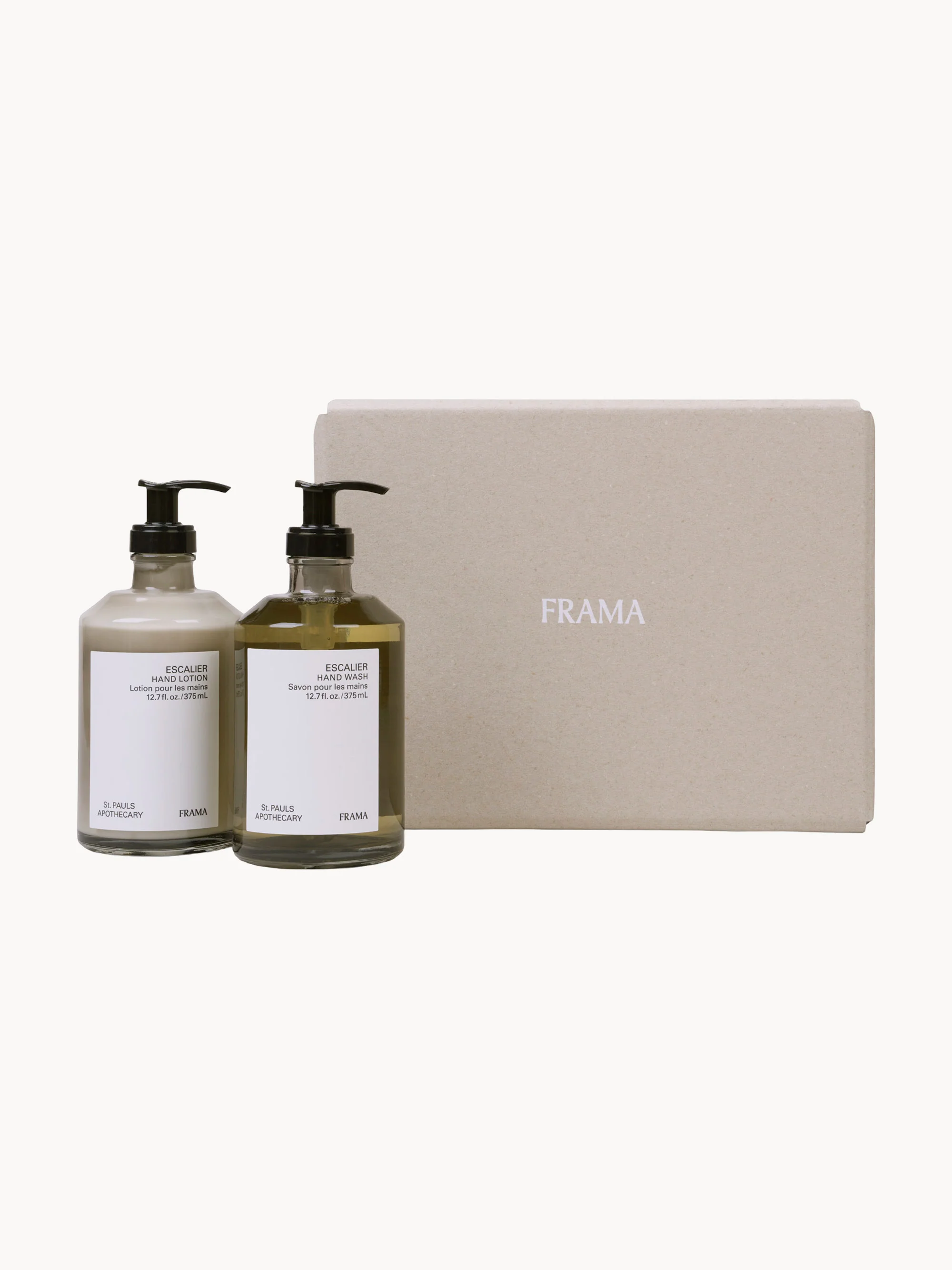 Geschenkset Escalier (wortelzaad, kardemom, vetiver & bloedorange), 2-delig