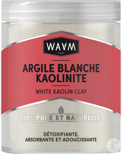 Waam Argile Blanche Kaolinite Sachet 150g