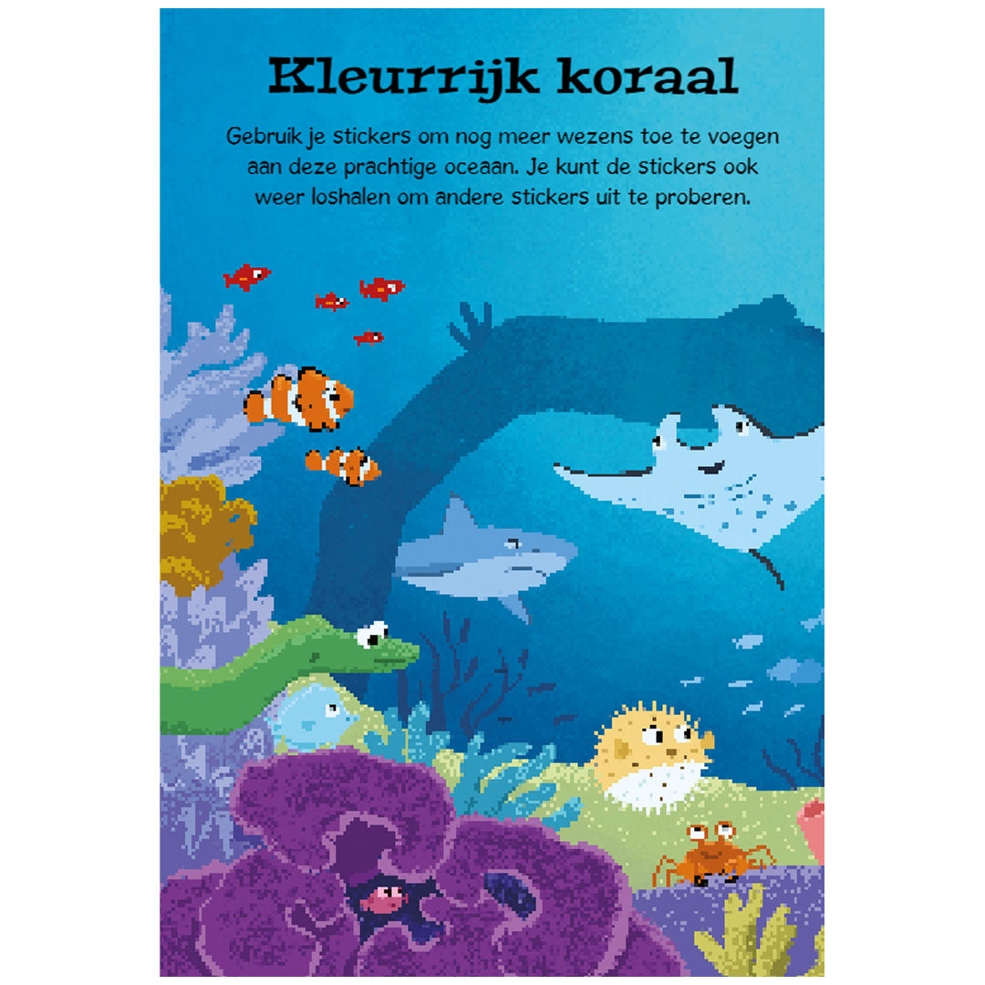 Uitgeverij rebo superstickers in de oceaan