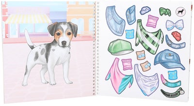 TOPModel Dress Me Up Klistremerkebok Doggy