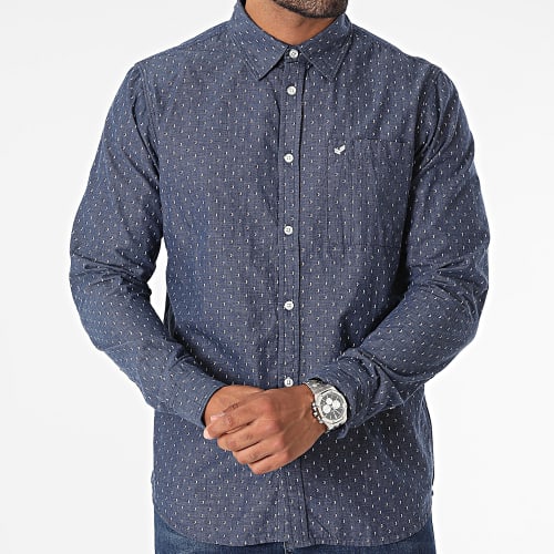 Chemise Manches Longues Charl Bleu Marine