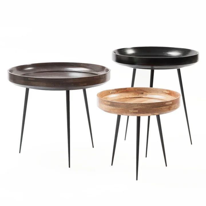 Mater - Bowl Table XL, Ø 75 x H 38 cm, sirka grey