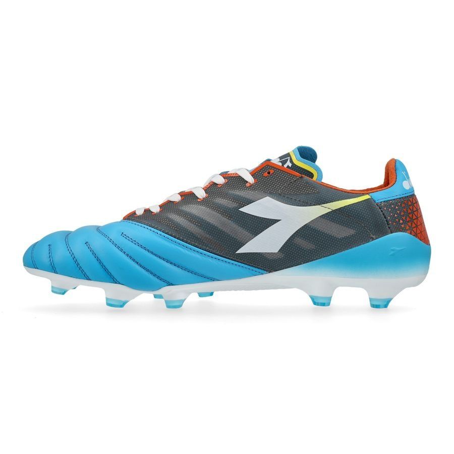 Diadora Brasil Elite Veloce GR ITA LPX FG - Bleu/Blanc/Orange