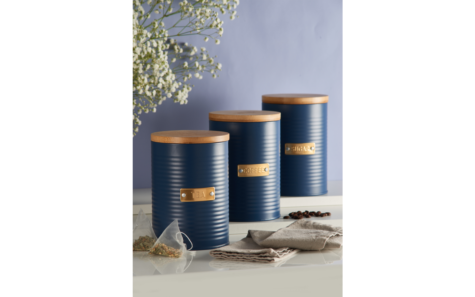 Typhoon Otto Collection Navy Vorratsdose Tee 1,4 Liter navyblau/creme