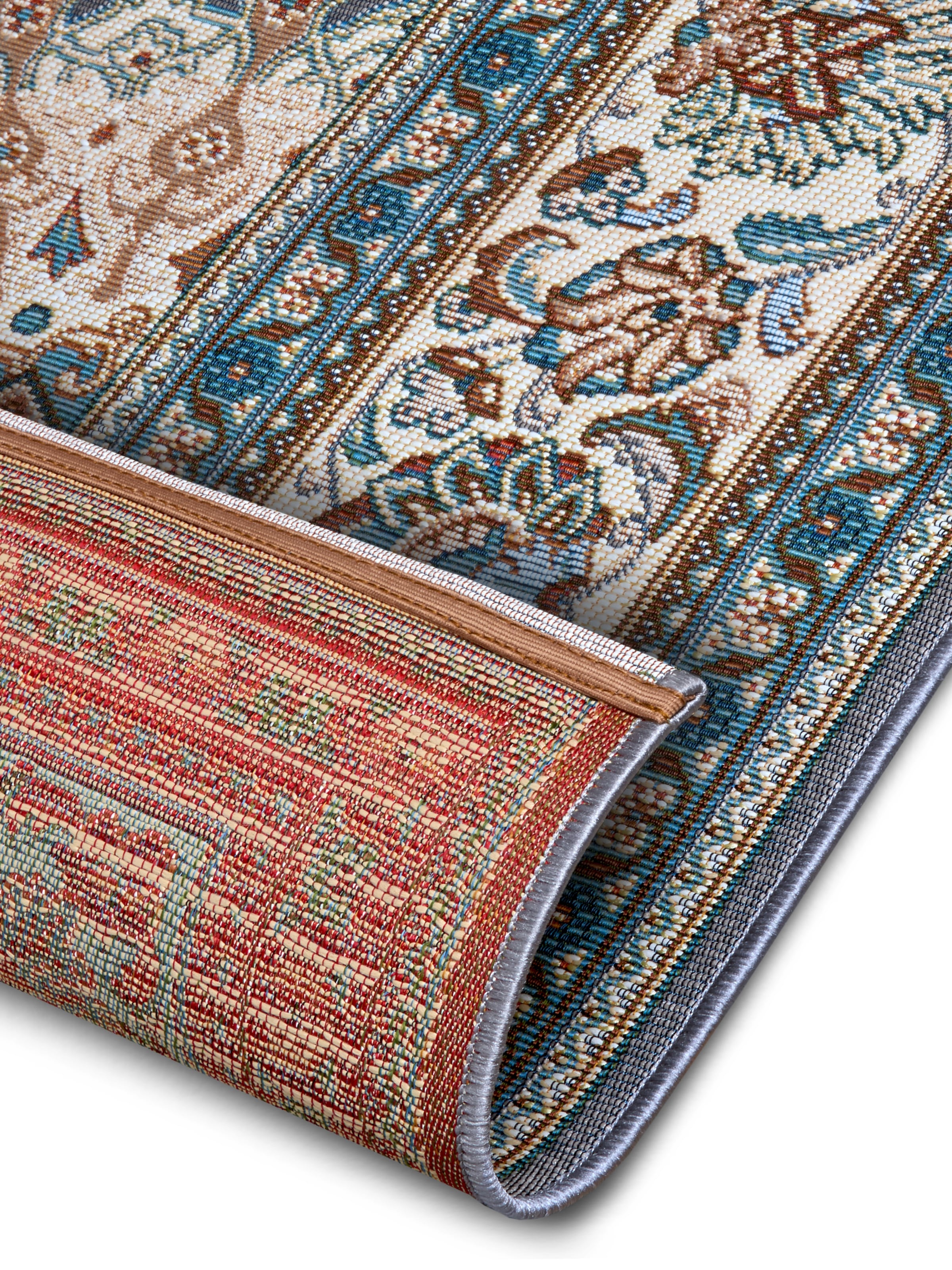 HANSE Home Teppich »Kadi« rechteckig 3 mm Höhe In-& Outdoor, Teppich, Wetterfest, Balkon, Garten, Wohnzimmer, Orient