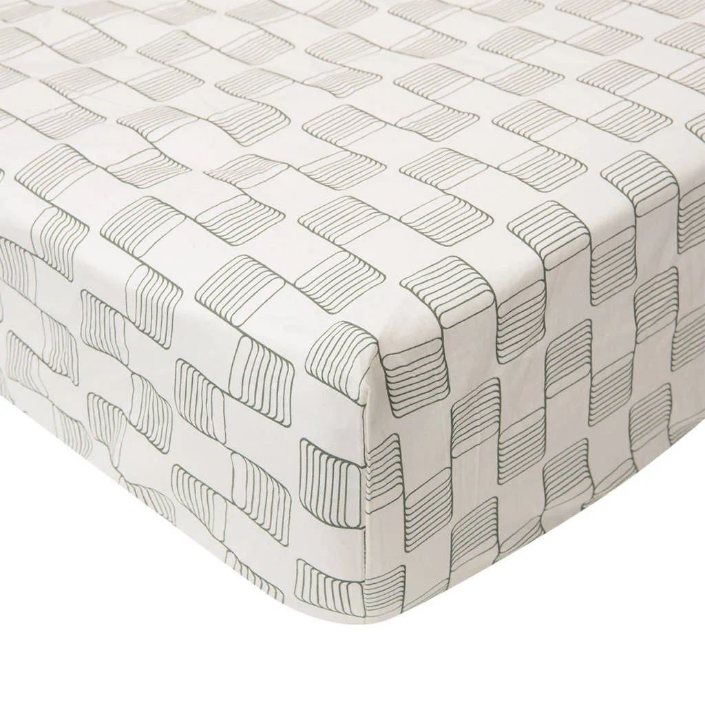 ledikant hoeslaken Sticky Stripes