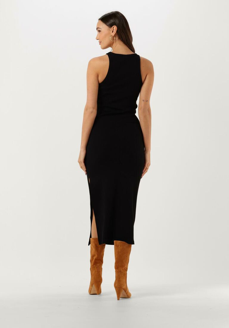 GESTUZ zwarte gestuz midi jurk drewgz sl long dress noos