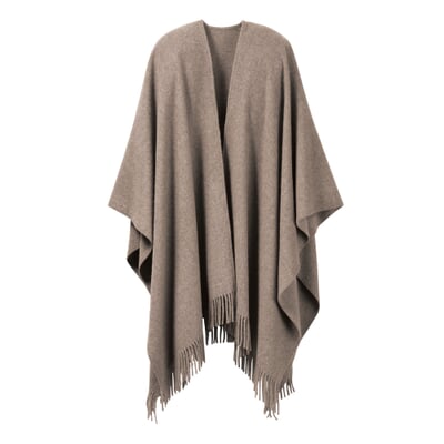 Poncho Lammwolle
