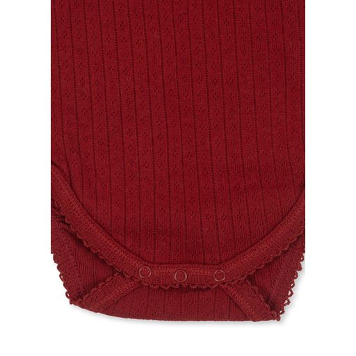 Konges Sløjd Minnie Newborn Body, Red Dahlia, 68 cm
