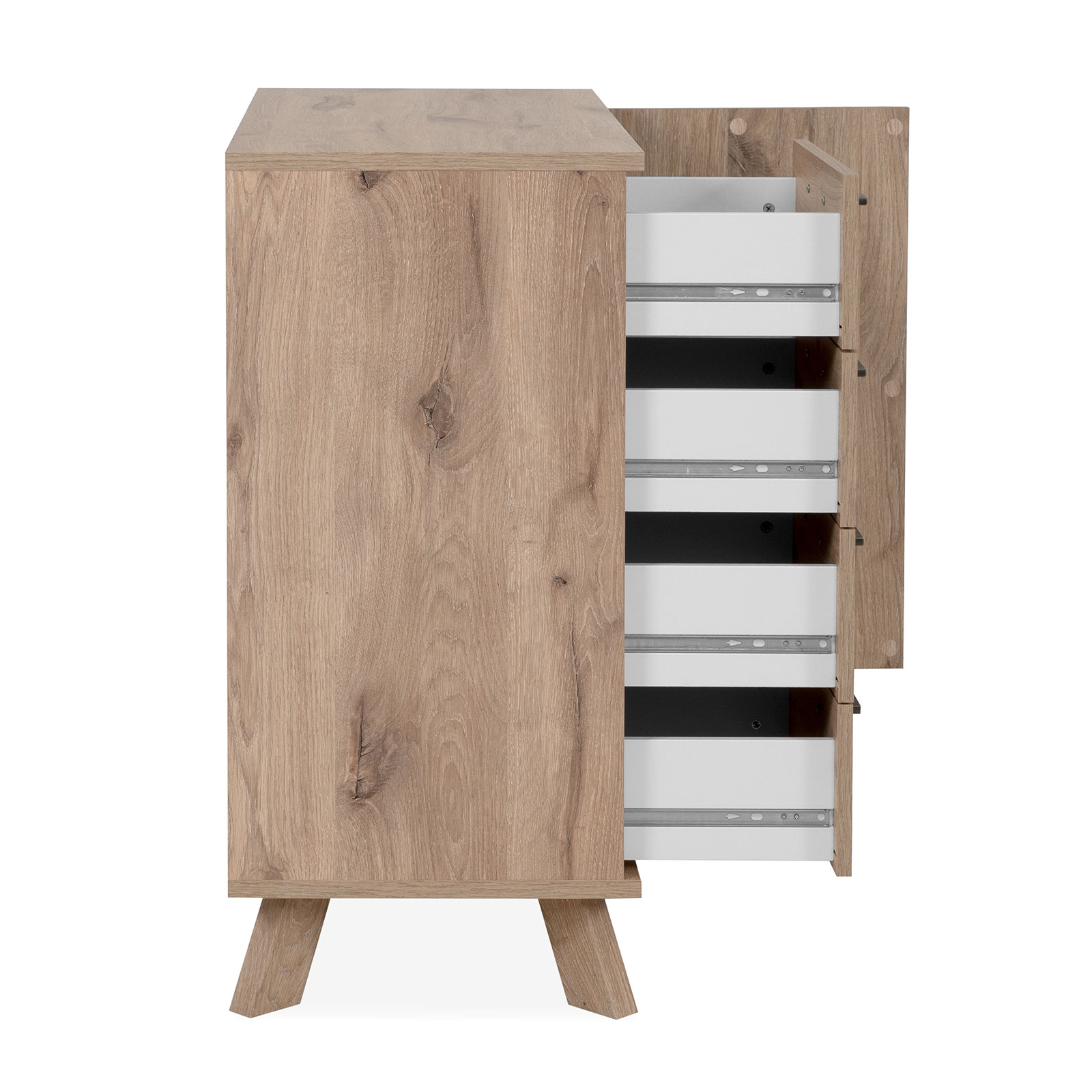 Kommode WELLINGTON - Schwedeneiche - 84,5 cm breit