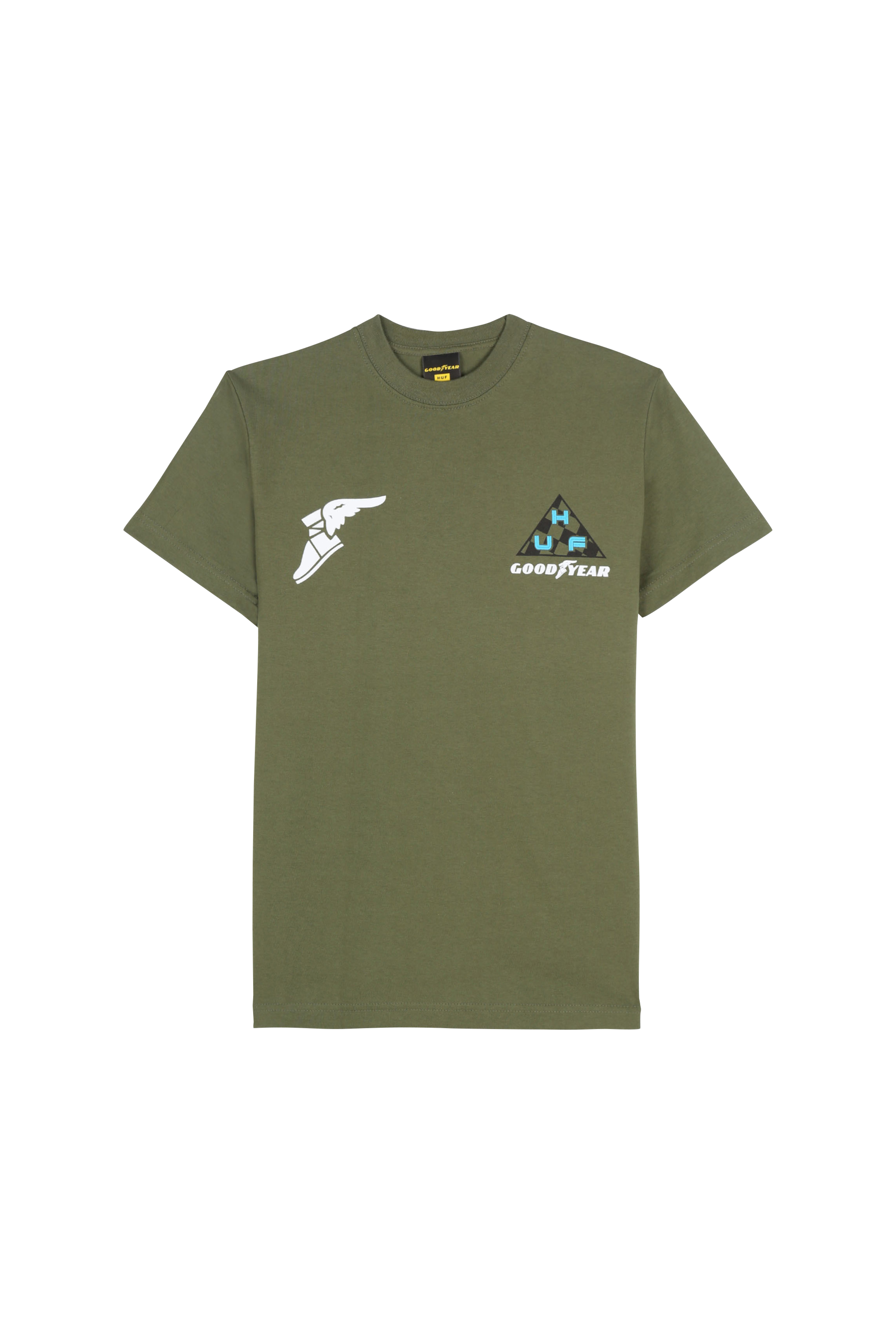 HUF t-shirt GRAND PRIX TT Vert