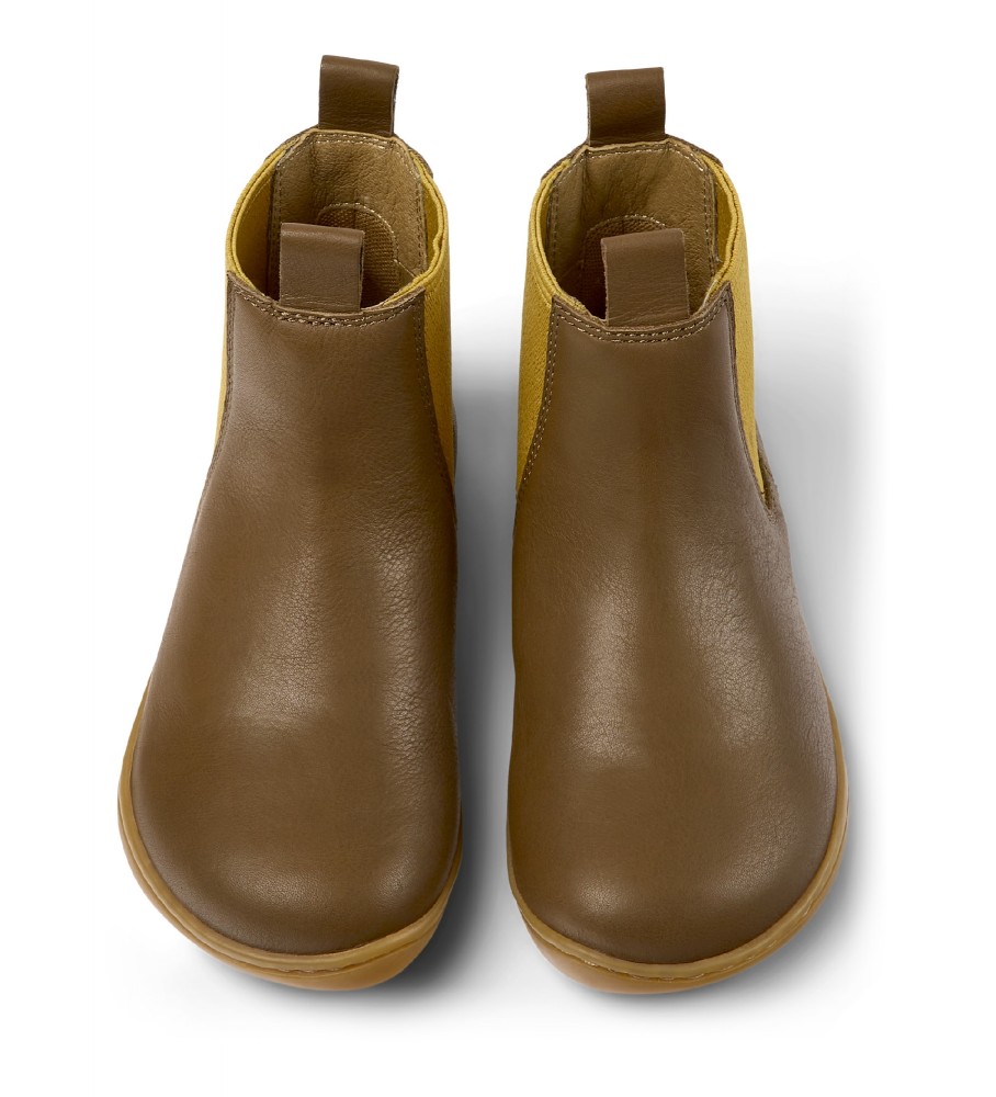 Botas de couro Camper Peu Cami marrom