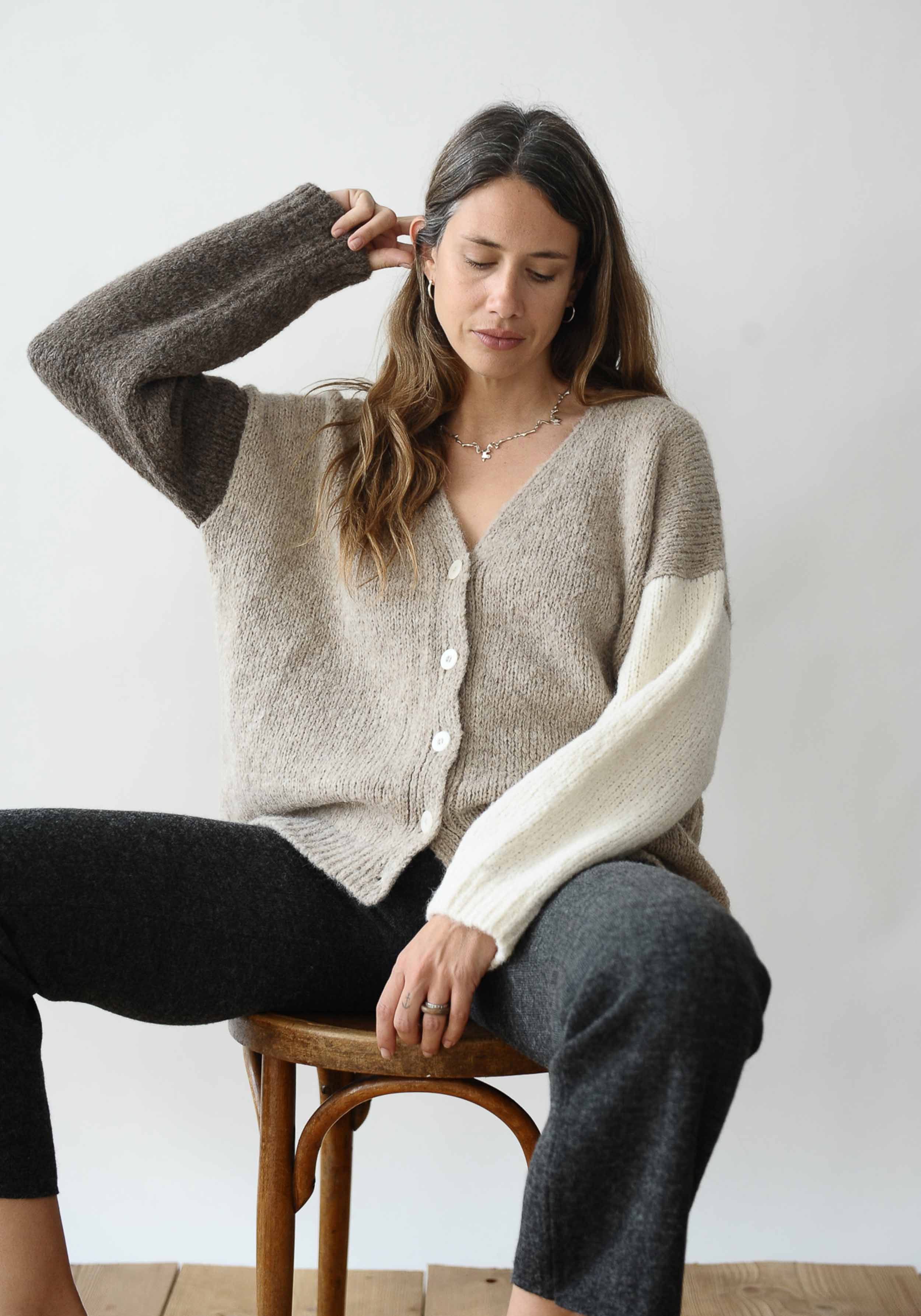 Jungle Folk Cardigan Delta Desert