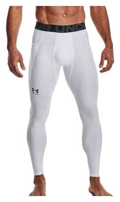 Collant Long de compression Under Armour Heatgear Armour Blanc