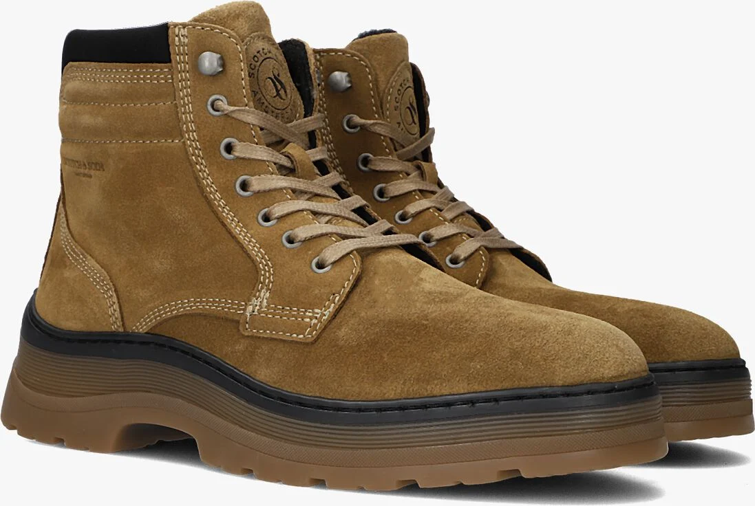SCOTCH & SODA bruine scotch & soda enkelboots maffei