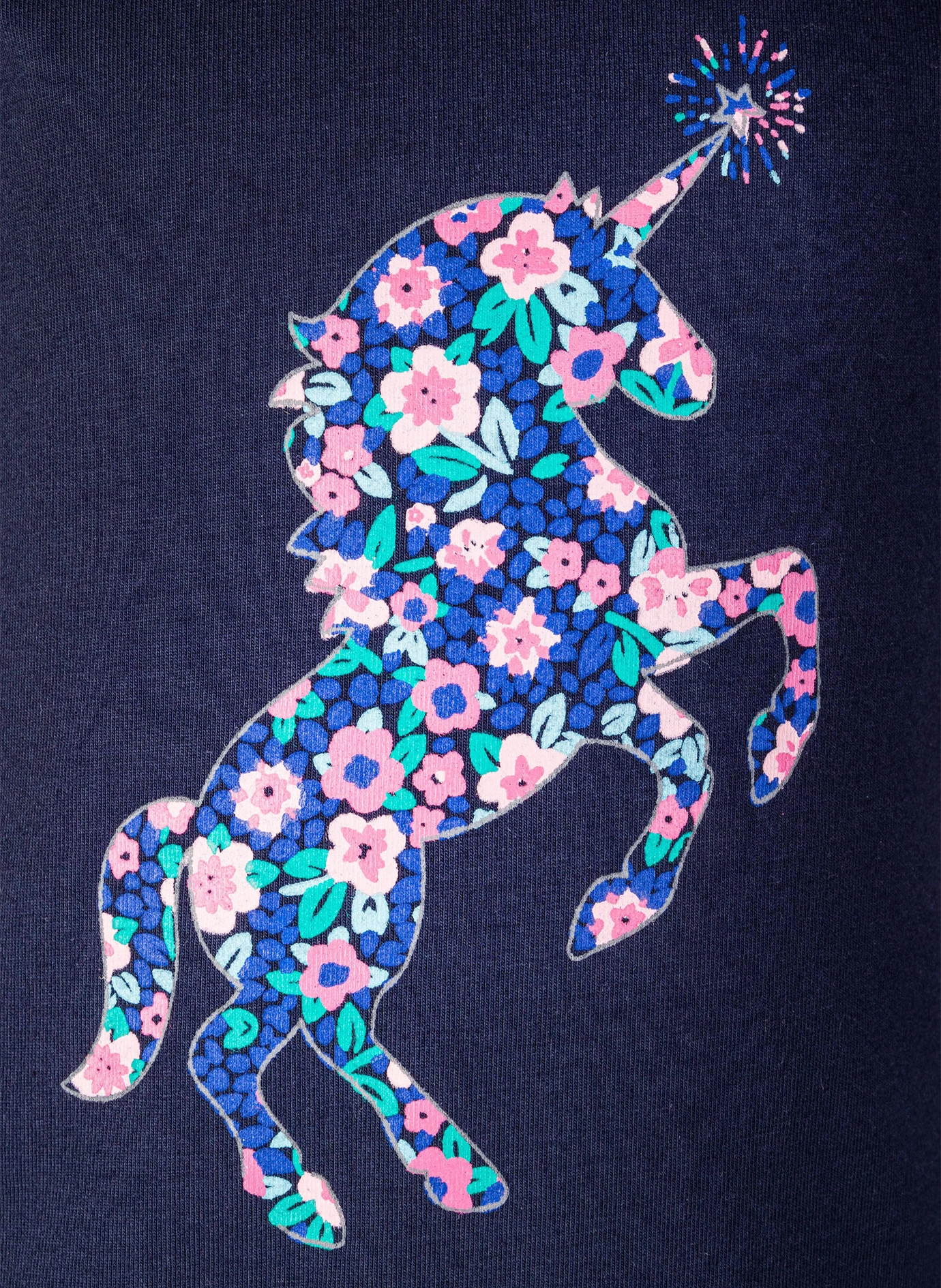 Kurzarm-Kleid MAGIC UNICORN in navy