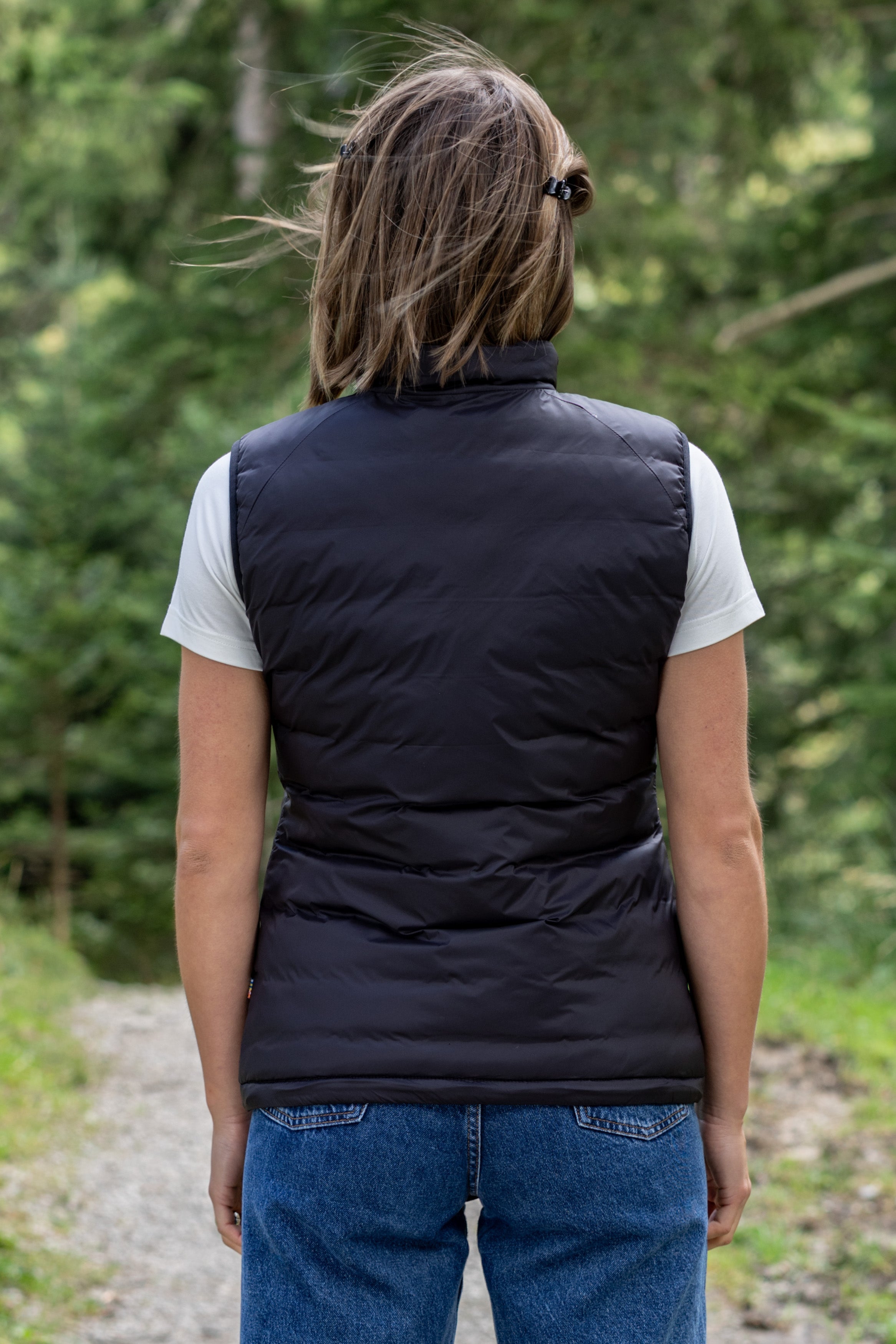 Frauen Thermo Weste Vica black