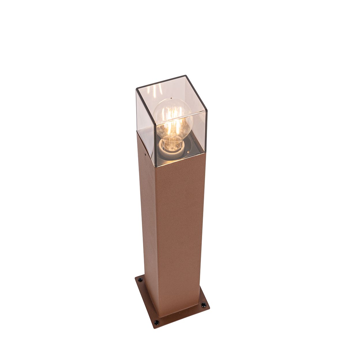 Industriële staande buitenlamp roestbruin 50 cm IP44 - Denmark