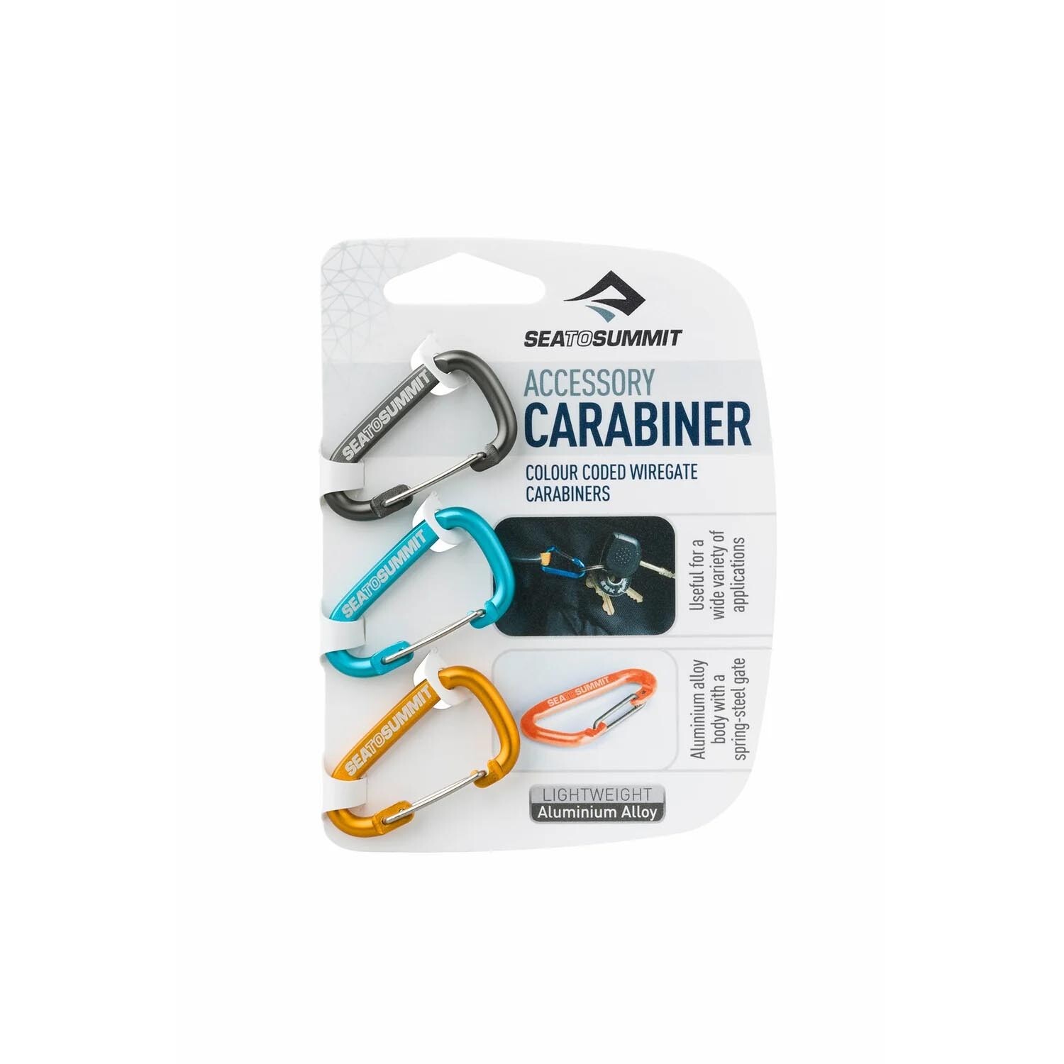 Sea to Summit Accessory Carabiner Set 3 Pcs